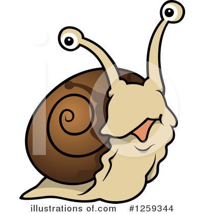 Royalty-Free (RF) Snail Clipart Illustration by dero - Stock Sample #1259344
