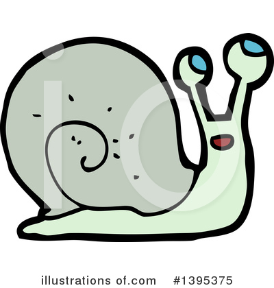 Royalty-Free (RF) Snail Clipart Illustration by lineartestpilot - Stock Sample #1395375
