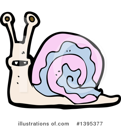 Royalty-Free (RF) Snail Clipart Illustration by lineartestpilot - Stock Sample #1395377