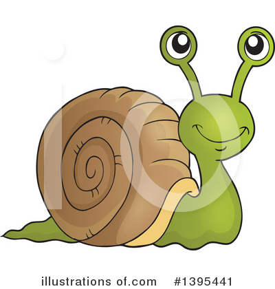Snails Clipart #1395441 by visekart