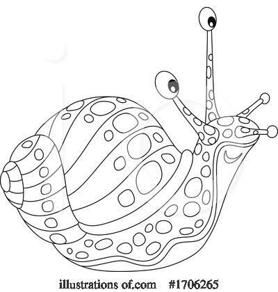 Royalty-Free (RF) Snail Clipart Illustration by Alex Bannykh - Stock Sample #1706265