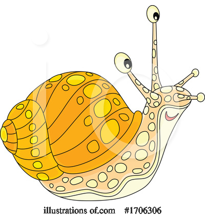 Royalty-Free (RF) Snail Clipart Illustration by Alex Bannykh - Stock Sample #1706306