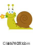 Snail Clipart #1740512 by Hit Toon