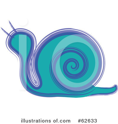 Royalty-Free (RF) Snail Clipart Illustration by Pams Clipart - Stock Sample #62633