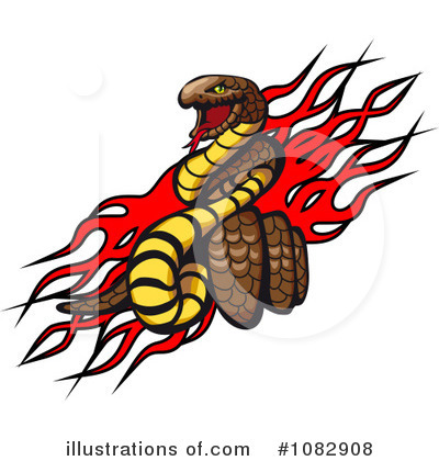 Royalty-Free (RF) Snake Clipart Illustration by Vector Tradition SM - Stock Sample #1082908