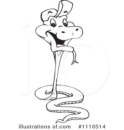 Royalty-Free (RF) Snake Clipart Illustration by Dennis Holmes Designs - Stock Sample #1110514