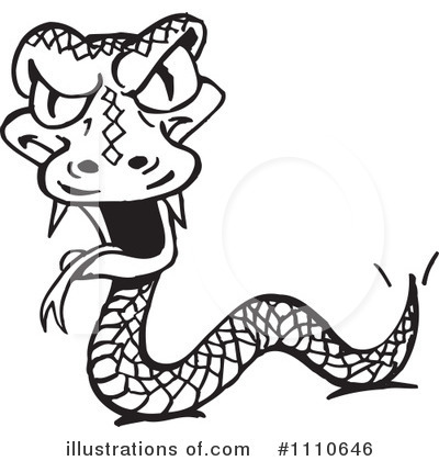 Royalty-Free (RF) Snake Clipart Illustration by Dennis Holmes Designs - Stock Sample #1110646