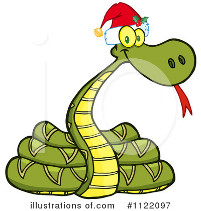 Royalty-Free (RF) Snake Clipart Illustration by Hit Toon - Stock Sample #1122097