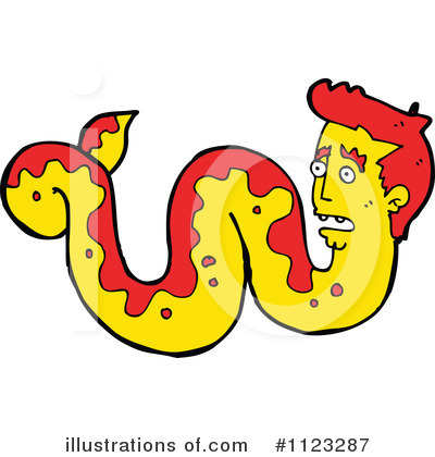 Royalty-Free (RF) Snake Clipart Illustration by lineartestpilot - Stock Sample #1123287
