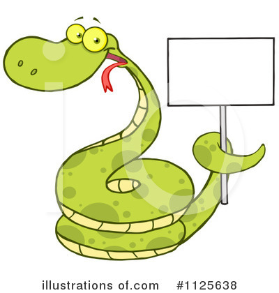 Royalty-Free (RF) Snake Clipart Illustration by Hit Toon - Stock Sample #1125638