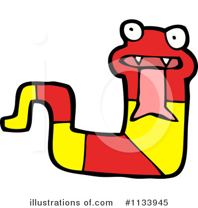 Royalty-Free (RF) Snake Clipart Illustration by lineartestpilot - Stock Sample #1133945