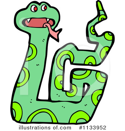 Royalty-Free (RF) Snake Clipart Illustration by lineartestpilot - Stock Sample #1133952