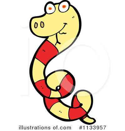 Royalty-Free (RF) Snake Clipart Illustration by lineartestpilot - Stock Sample #1133957