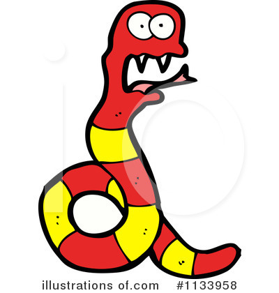 Royalty-Free (RF) Snake Clipart Illustration by lineartestpilot - Stock Sample #1133958