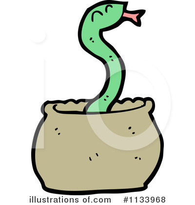 Royalty-Free (RF) Snake Clipart Illustration by lineartestpilot - Stock Sample #1133968