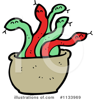 Royalty-Free (RF) Snake Clipart Illustration by lineartestpilot - Stock Sample #1133969