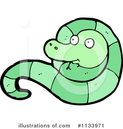 Royalty-Free (RF) Snake Clipart Illustration by lineartestpilot - Stock Sample #1133971