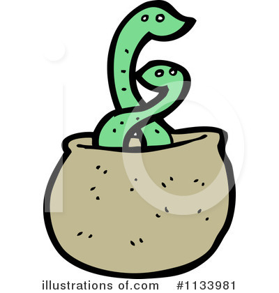Royalty-Free (RF) Snake Clipart Illustration by lineartestpilot - Stock Sample #1133981