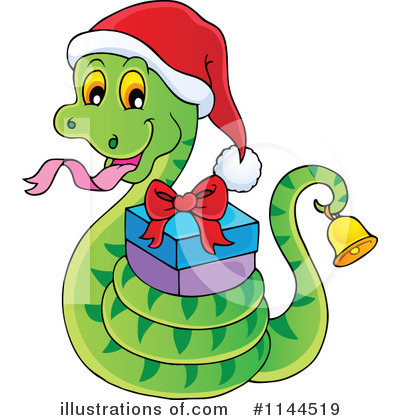 Royalty-Free (RF) Snake Clipart Illustration by visekart - Stock Sample #1144519