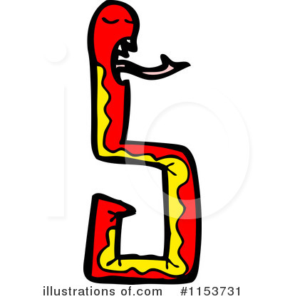 Royalty-Free (RF) Snake Clipart Illustration by lineartestpilot - Stock Sample #1153731
