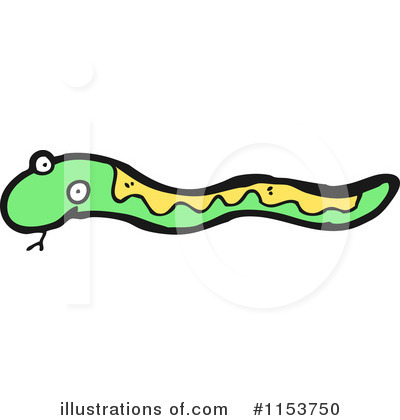 Royalty-Free (RF) Snake Clipart Illustration by lineartestpilot - Stock Sample #1153750