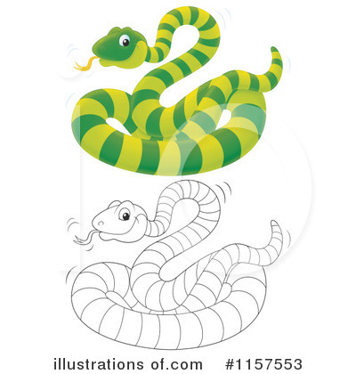 Royalty-Free (RF) Snake Clipart Illustration by Alex Bannykh - Stock Sample #1157553