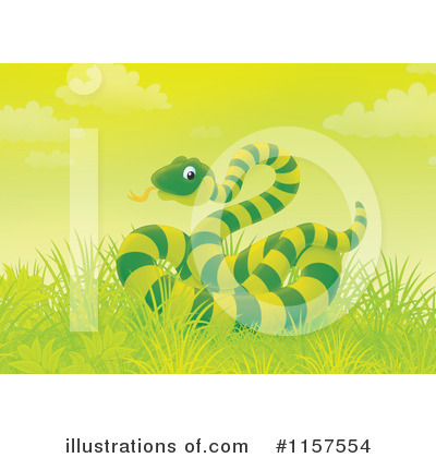 Royalty-Free (RF) Snake Clipart Illustration by Alex Bannykh - Stock Sample #1157554