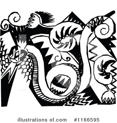 Royalty-Free (RF) Snake Clipart Illustration by Prawny Vintage - Stock Sample #1166595