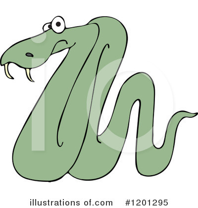 Royalty-Free (RF) Snake Clipart Illustration by djart - Stock Sample #1201295
