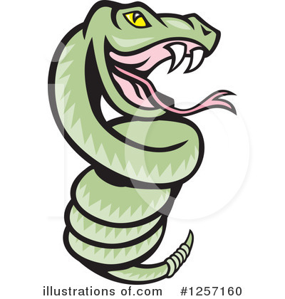 Royalty-Free (RF) Snake Clipart Illustration by patrimonio - Stock Sample #1257160