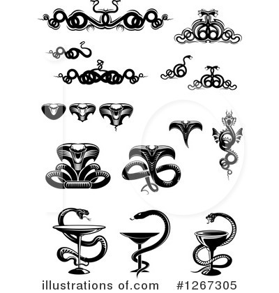 Royalty-Free (RF) Snake Clipart Illustration by Vector Tradition SM - Stock Sample #1267305