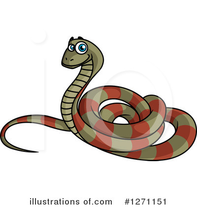 Royalty-Free (RF) Snake Clipart Illustration by Vector Tradition SM - Stock Sample #1271151