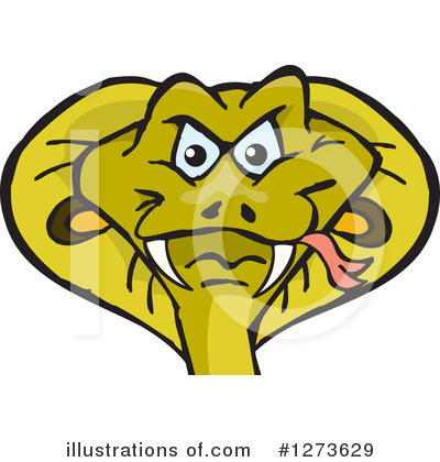 Royalty-Free (RF) Snake Clipart Illustration by Dennis Holmes Designs - Stock Sample #1273629