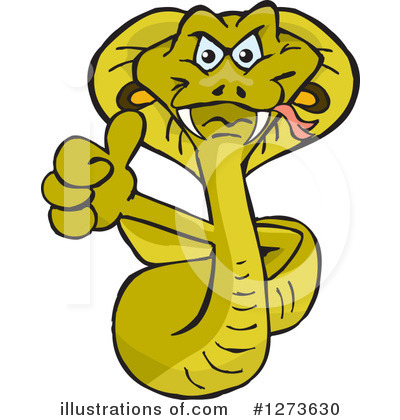 Royalty-Free (RF) Snake Clipart Illustration by Dennis Holmes Designs - Stock Sample #1273630