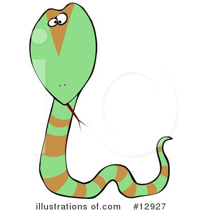 Royalty-Free (RF) Snake Clipart Illustration by djart - Stock Sample #12927