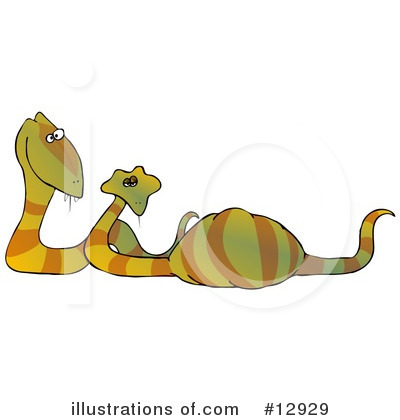 Royalty-Free (RF) Snake Clipart Illustration by djart - Stock Sample #12929