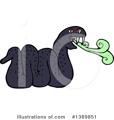 Royalty-Free (RF) Snake Clipart Illustration by lineartestpilot - Stock Sample #1389851