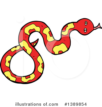 Royalty-Free (RF) Snake Clipart Illustration by lineartestpilot - Stock Sample #1389854