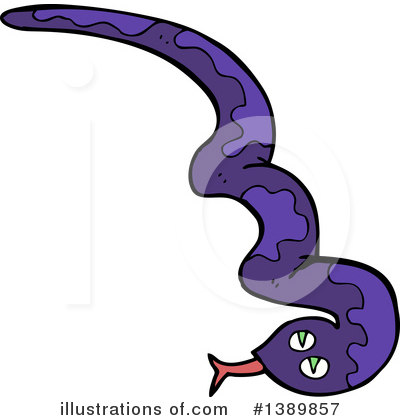 Royalty-Free (RF) Snake Clipart Illustration by lineartestpilot - Stock Sample #1389857