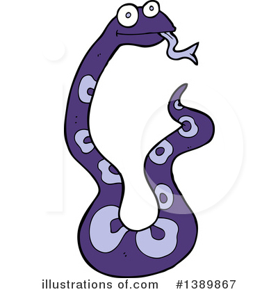 Royalty-Free (RF) Snake Clipart Illustration by lineartestpilot - Stock Sample #1389867