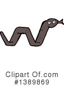 Snake Clipart #1389869 by lineartestpilot