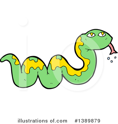 Royalty-Free (RF) Snake Clipart Illustration by lineartestpilot - Stock Sample #1389879