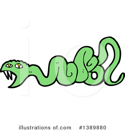 Royalty-Free (RF) Snake Clipart Illustration by lineartestpilot - Stock Sample #1389880