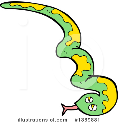 Royalty-Free (RF) Snake Clipart Illustration by lineartestpilot - Stock Sample #1389881