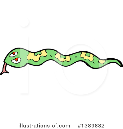 Royalty-Free (RF) Snake Clipart Illustration by lineartestpilot - Stock Sample #1389882
