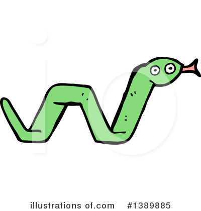 Royalty-Free (RF) Snake Clipart Illustration by lineartestpilot - Stock Sample #1389885