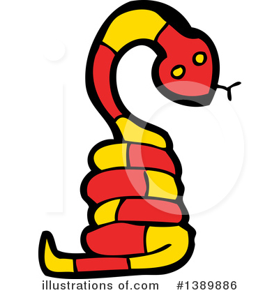 Royalty-Free (RF) Snake Clipart Illustration by lineartestpilot - Stock Sample #1389886