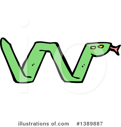 Royalty-Free (RF) Snake Clipart Illustration by lineartestpilot - Stock Sample #1389887