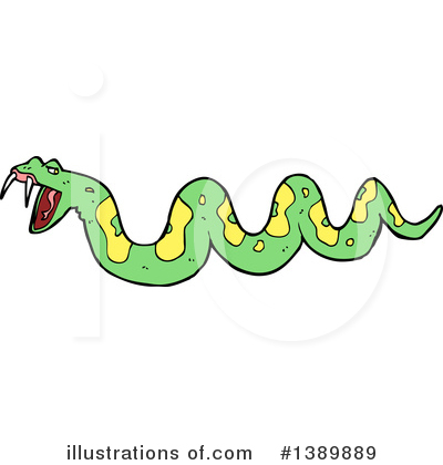 Royalty-Free (RF) Snake Clipart Illustration by lineartestpilot - Stock Sample #1389889