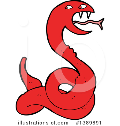 Royalty-Free (RF) Snake Clipart Illustration by lineartestpilot - Stock Sample #1389891
